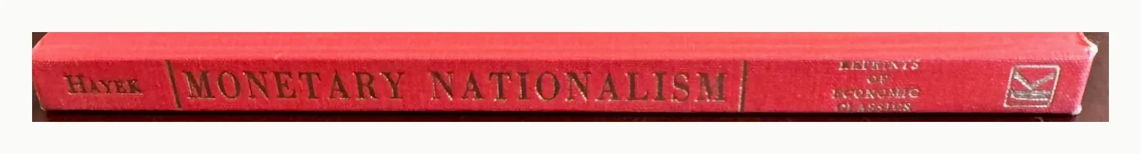 Gilt-lettered red spine