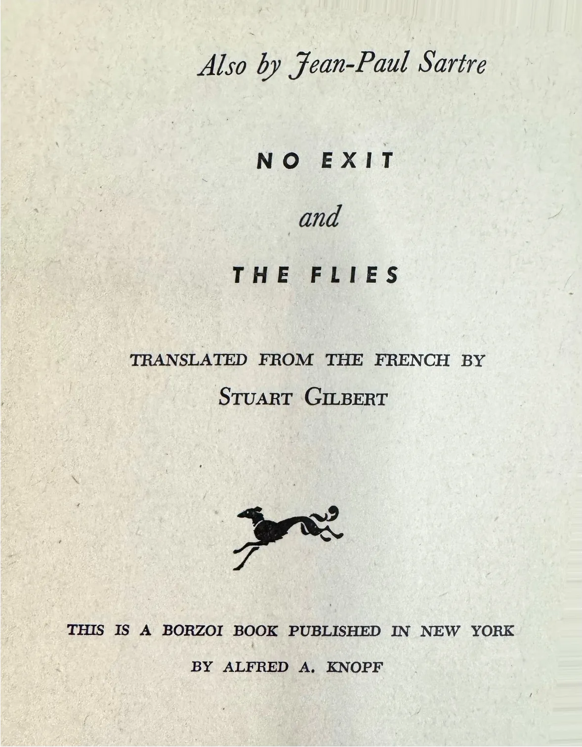 The Age of reason, photo 5 of this copy