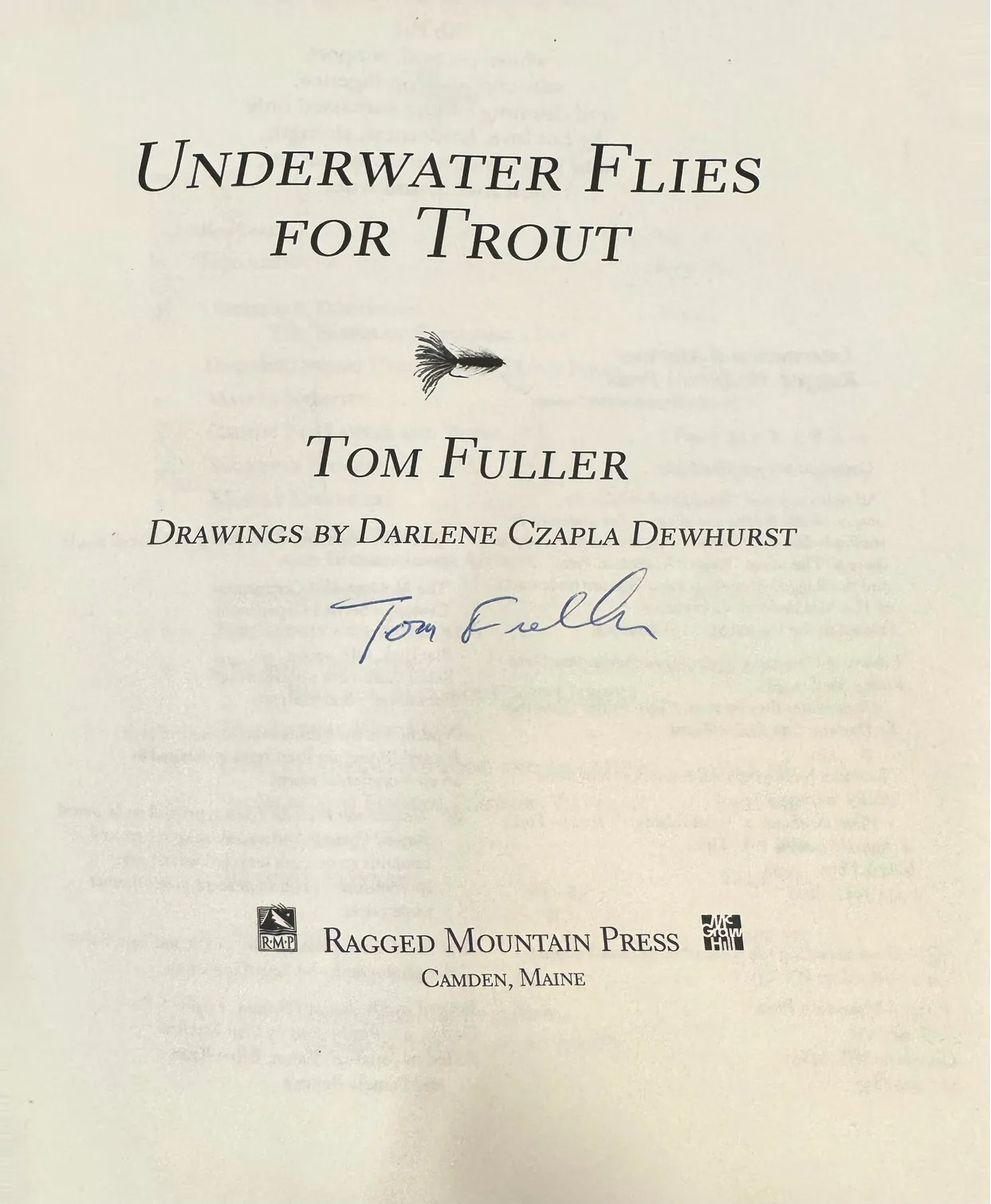 Underwater Flies for Trout, photo 3 of this copy